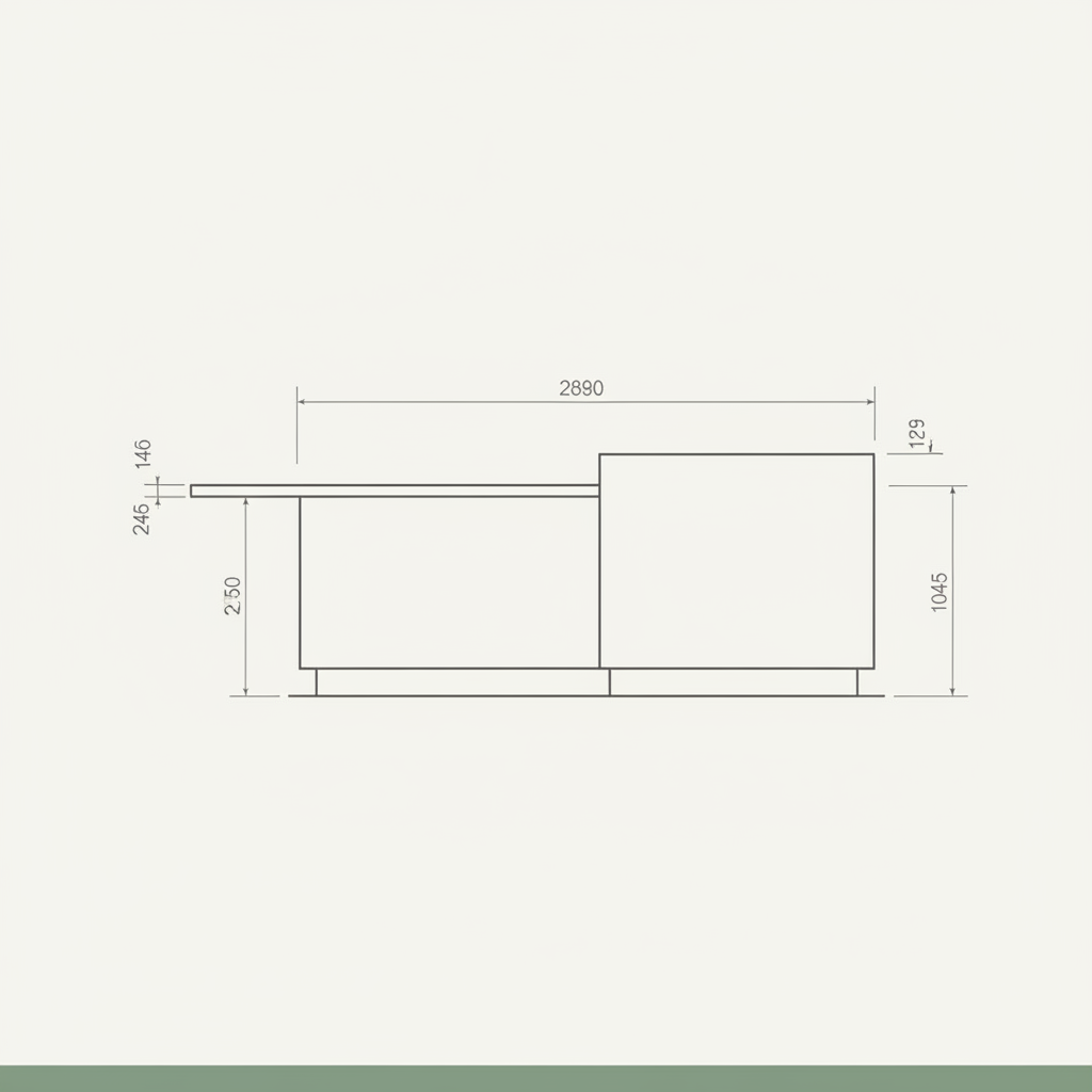 Reception Desk & Counter Detail Set