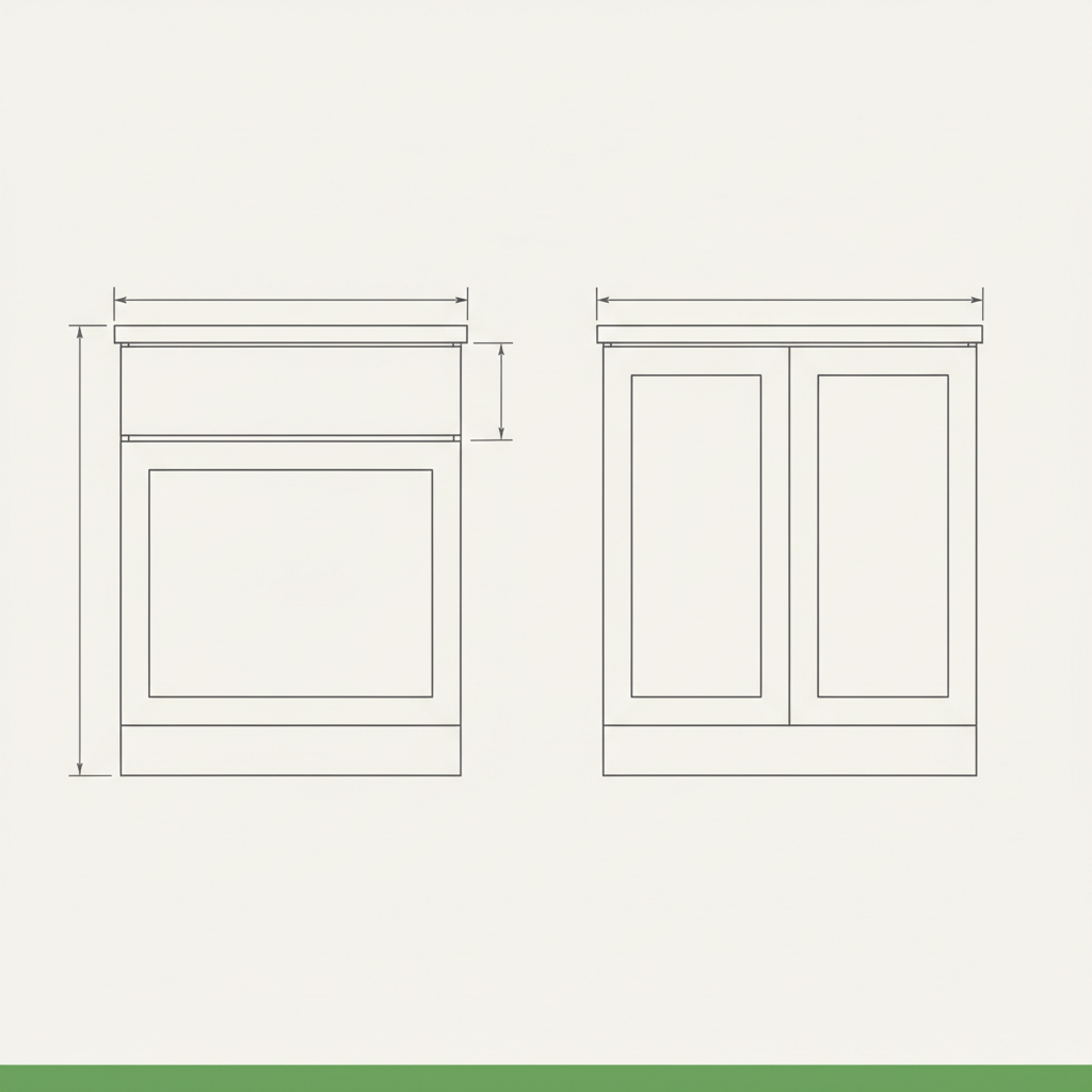 Standard Base & Wall Cabinet Details